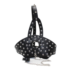 Studded Gothic BDSM Muzzle BDSM