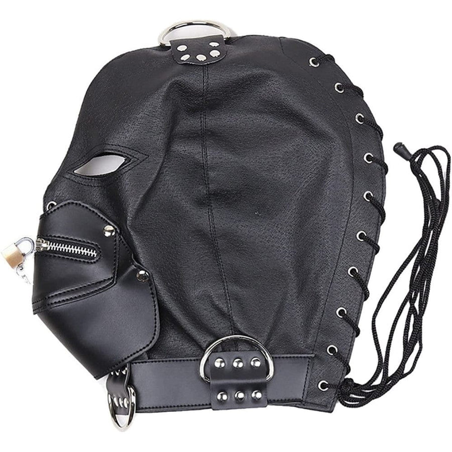 Leather Zipper Mask, gallery view 7