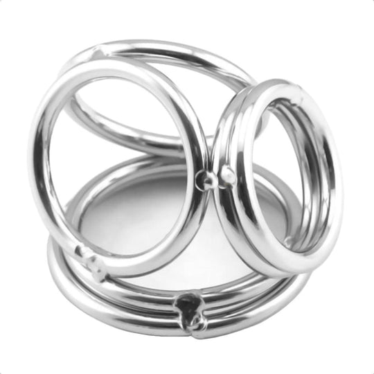 Bondage Stretcher Metal Cock and Ball Ring BDSM product view