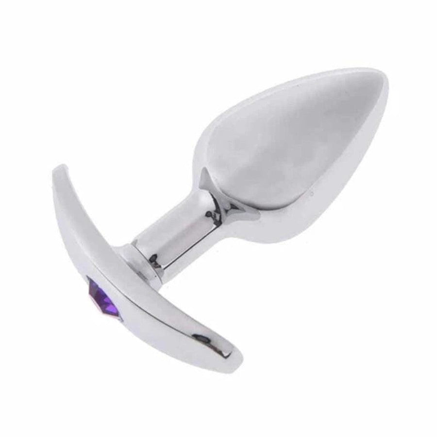 Beginner Jeweled Butt Plug with Removable Base BDSM, gallery view 12