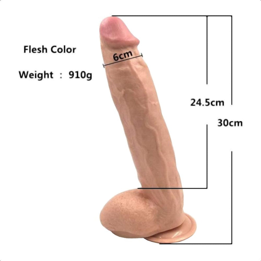 Brawny 11 Inch Long Anal Dildo, gallery view 9