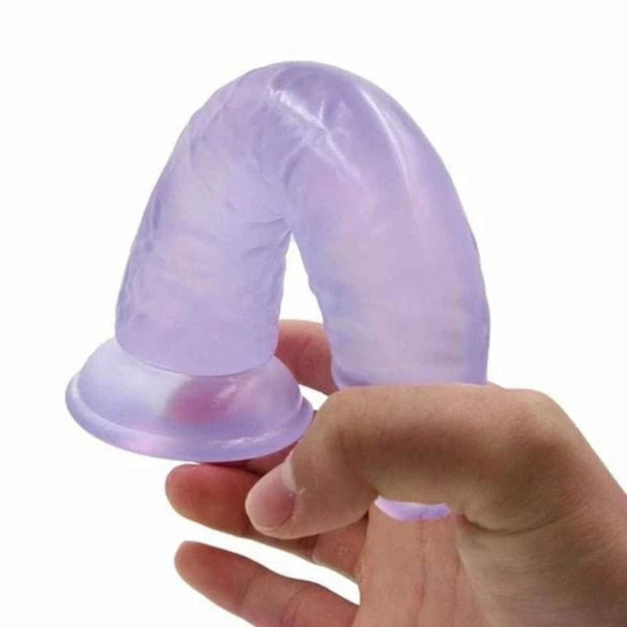 Ribbed Dong 8 Inch Dildo With Suction Cup BDSM, gallery view 7