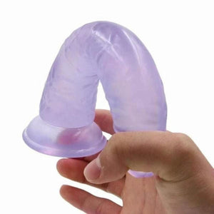 Ribbed Dong 8 Inch Dildo With Suction Cup BDSM