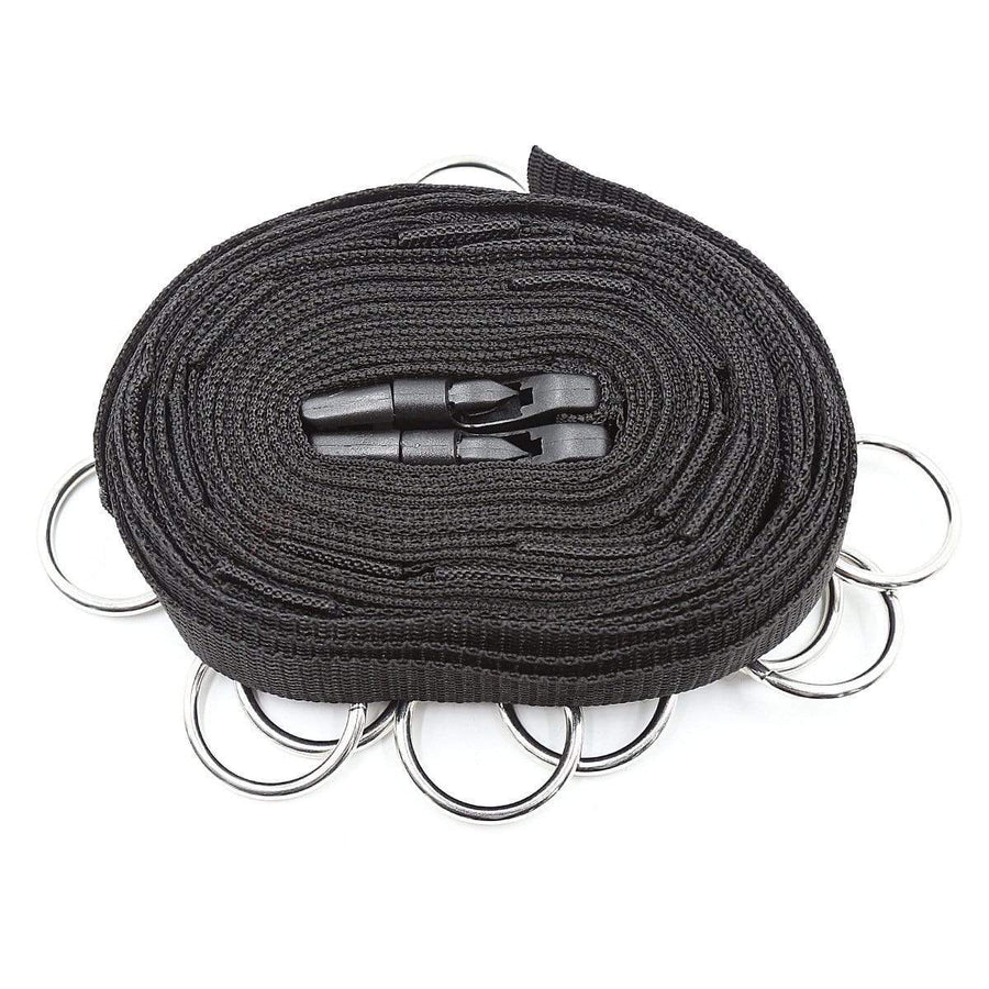 6-Piece Black Nylon Bondage Set, gallery view 4
