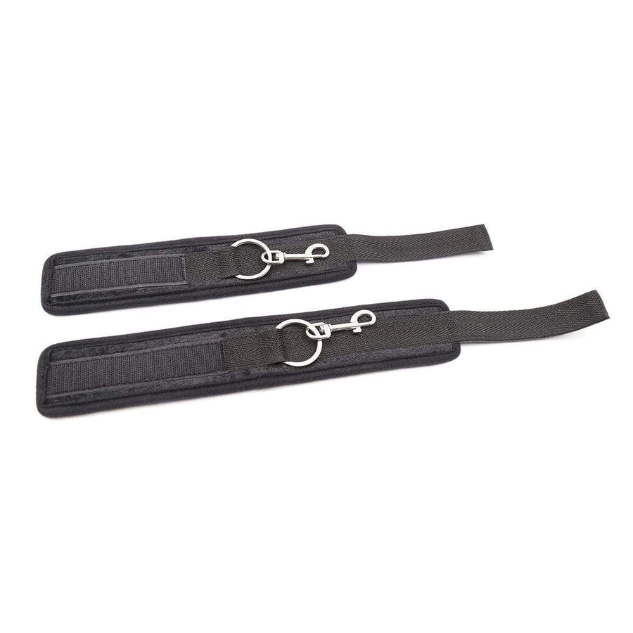 6-Piece Black Nylon Bondage Set, gallery view 5