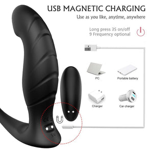 Prostate Massager With Cock Ring BDSM