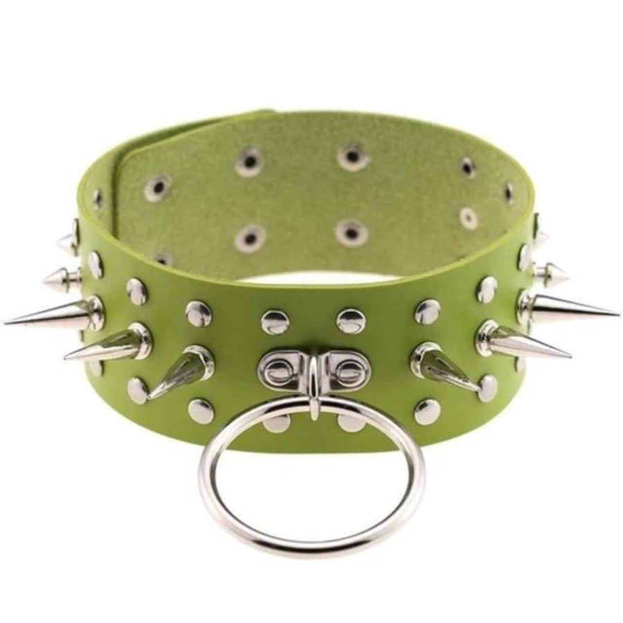 Spiked Bondage Submissive Collar, gallery view 8