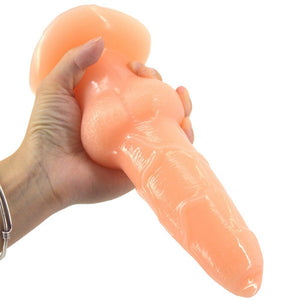 Animalistischer 7-Zoll-Hundedildo mit Saugnapf BDSM