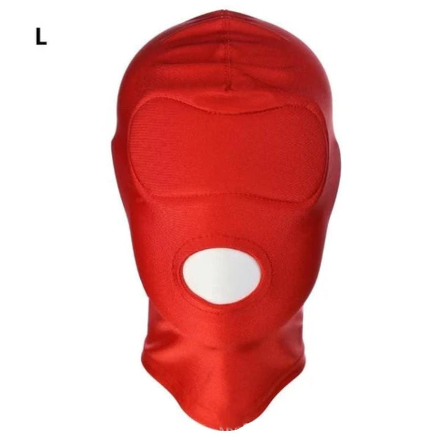 Stretchable Red Spandex Mask BDSM, gallery view 7