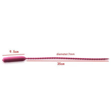 Load image into Gallery viewer, Long Vibrating Beaded Silicone Penis Plug BDSM
