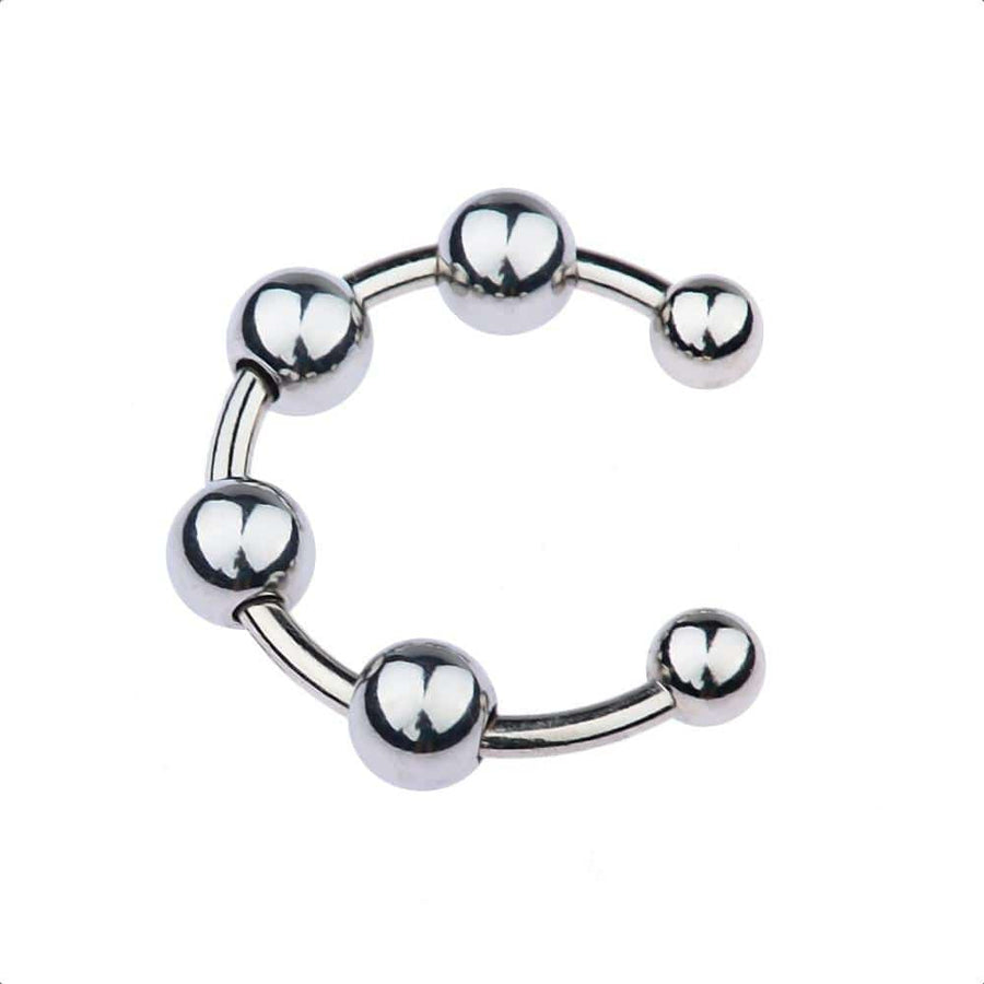Beaded Stainless Glans Ring BDSM, gallery view 4