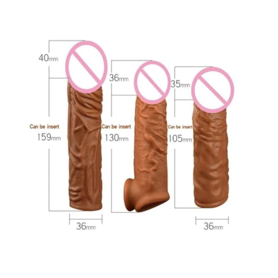 Bigger Fantasies Penis Enlarger Sleeve BDSM, gallery view 8