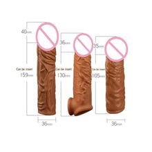 Load image into Gallery viewer, Bigger Fantasies Penis Enlarger Sleeve BDSM
