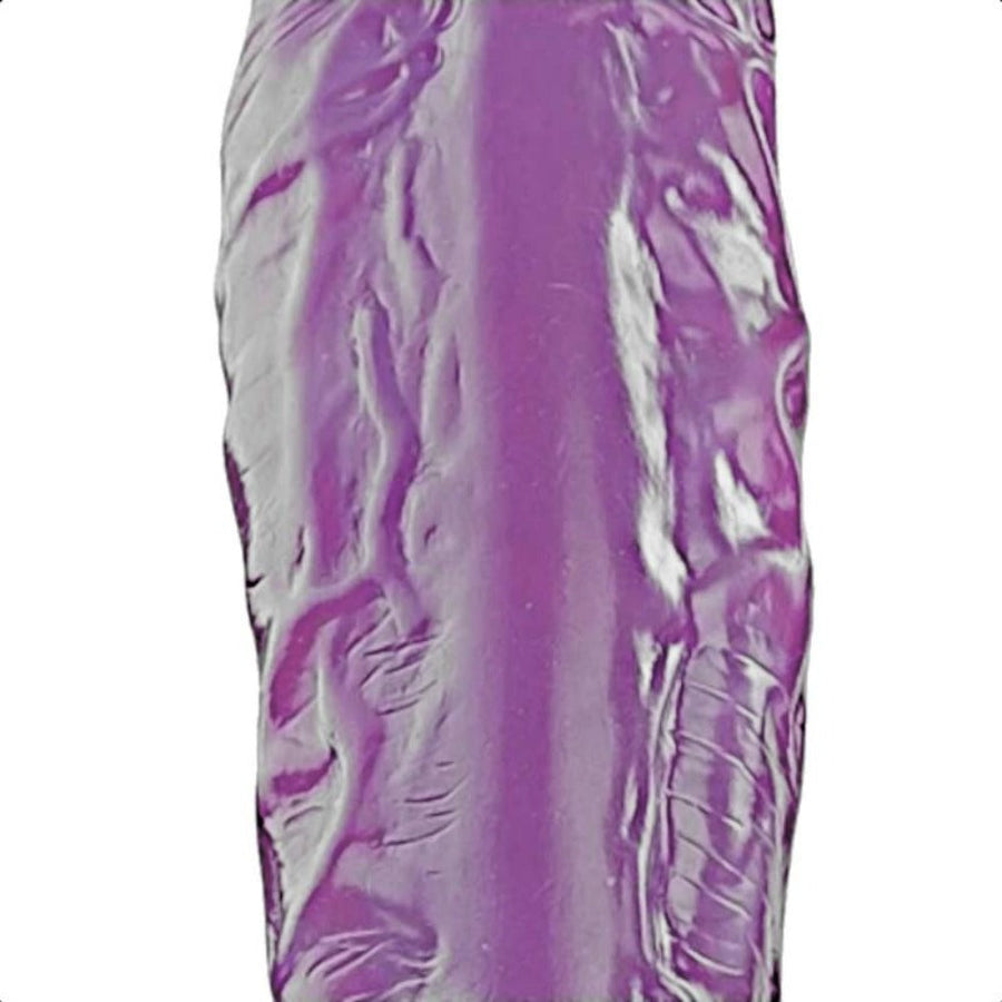 Masturbation Enhancer 9 Inch Purple Dildo BDSM, gallery view 6