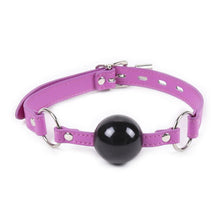 Load image into Gallery viewer, Stay Silent Locking Ball Gag BDSM
