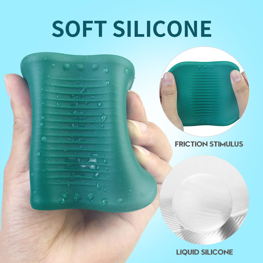9 Vibration Half Wrapped Penis Exercise Cup, gallery view 3