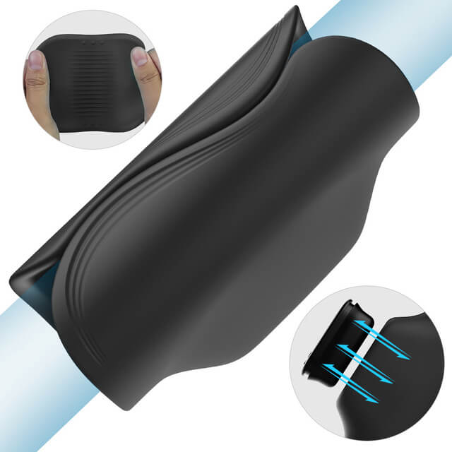 9 Vibration Half Wrapped Penis Exercise Cup, gallery view 6