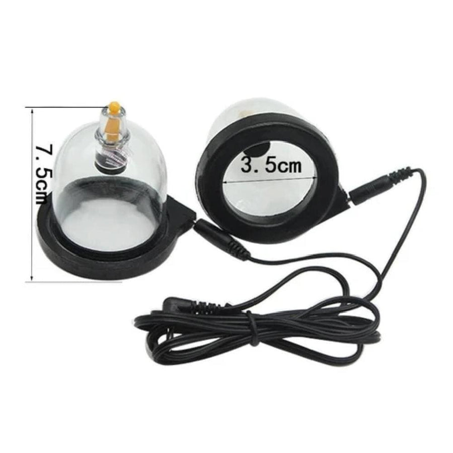 BDSM Erotic Suction Electro Nipple Clamps Set, gallery view 9
