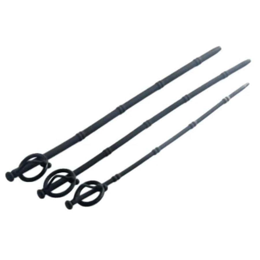Hollow Black Bamboo Silicone Penis Plug product view