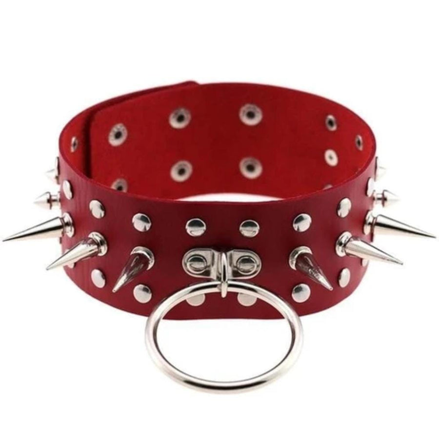 Spiked Bondage Submissive Collar, gallery view 9