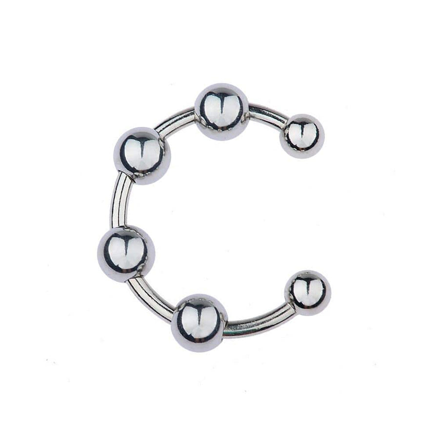 Beaded Stainless Glans Ring BDSM, gallery view 5