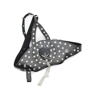 Studded Gothic BDSM Muzzle BDSM