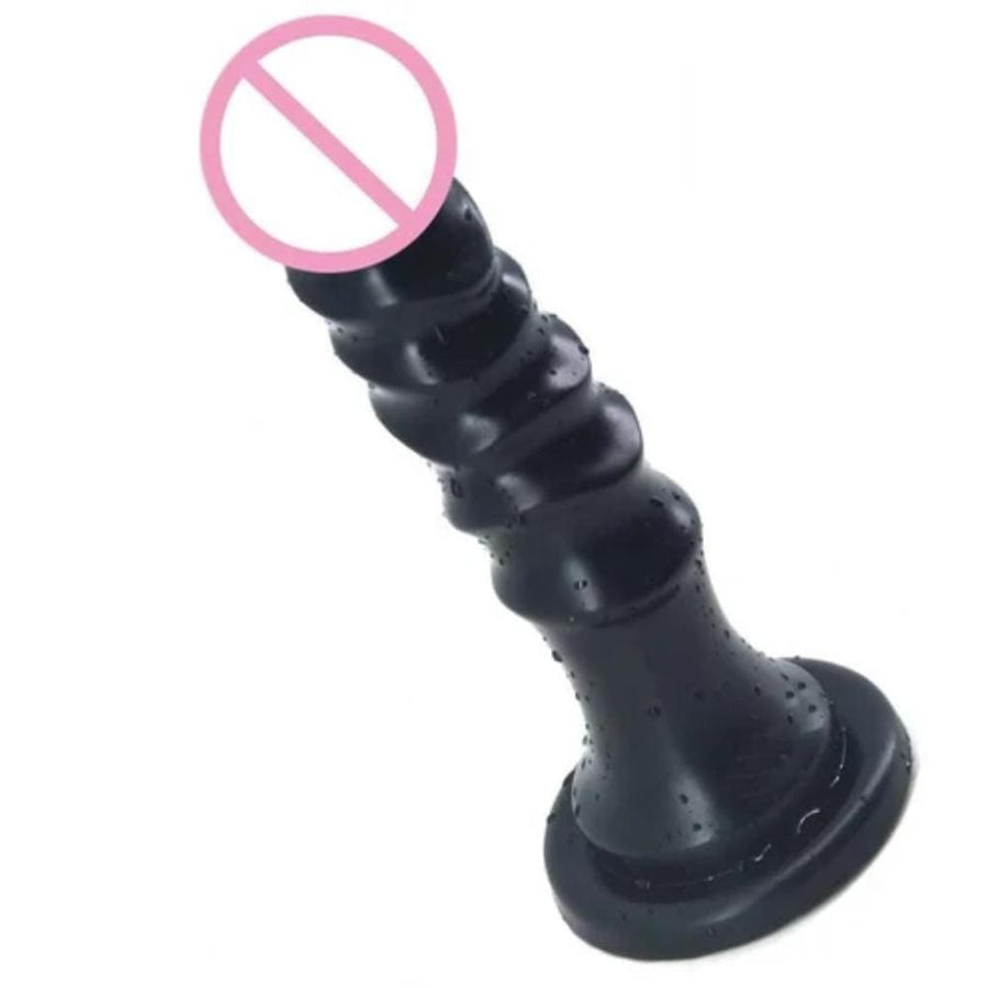 10 Inch Wavy Ridges Flexible Dildo, gallery view 9