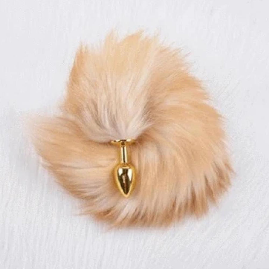 Elegant Fox Tail Butt Plug 19 Inches Long BDSM, gallery view 9