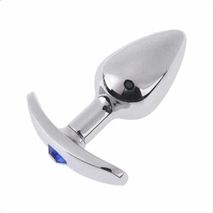 Beginner Jeweled Butt Plug with Removable Base BDSM, gallery view 2