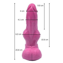 Load image into Gallery viewer, Large Dog Knot Dildo With Suction Cup BDSM
