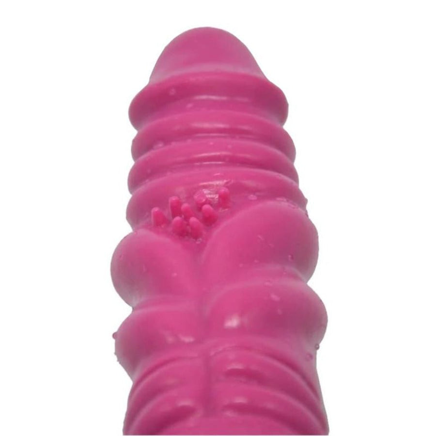 8 Inch Winding Ribbed Stimulator Knot Dildo, gallery view 9