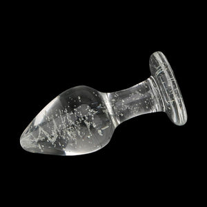 Im Dunkeln leuchtender Buttplug aus Glas, 3-teiliges BDSM-Set