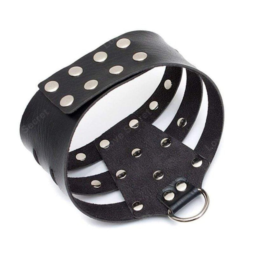 Seductive PU Leather Posture Collar, gallery view 8
