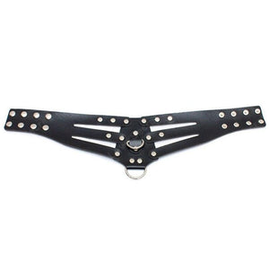 Seductive PU Leather Posture Collar