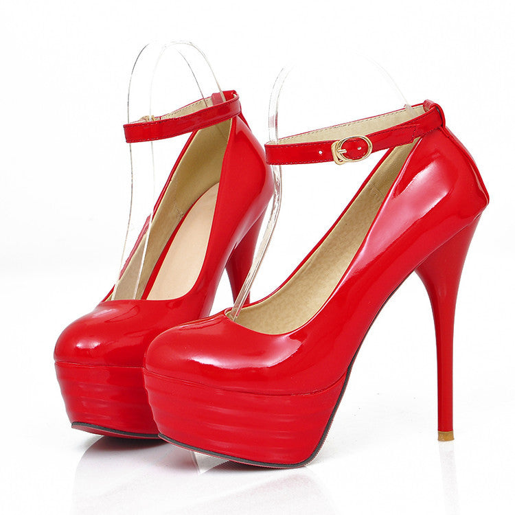 Ankle Strap High Heels, gallery view 2