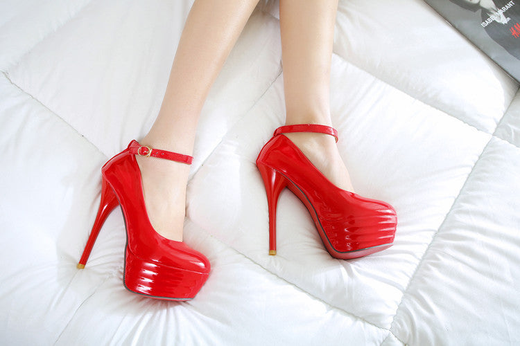 Ankle Strap High Heels, gallery view 6