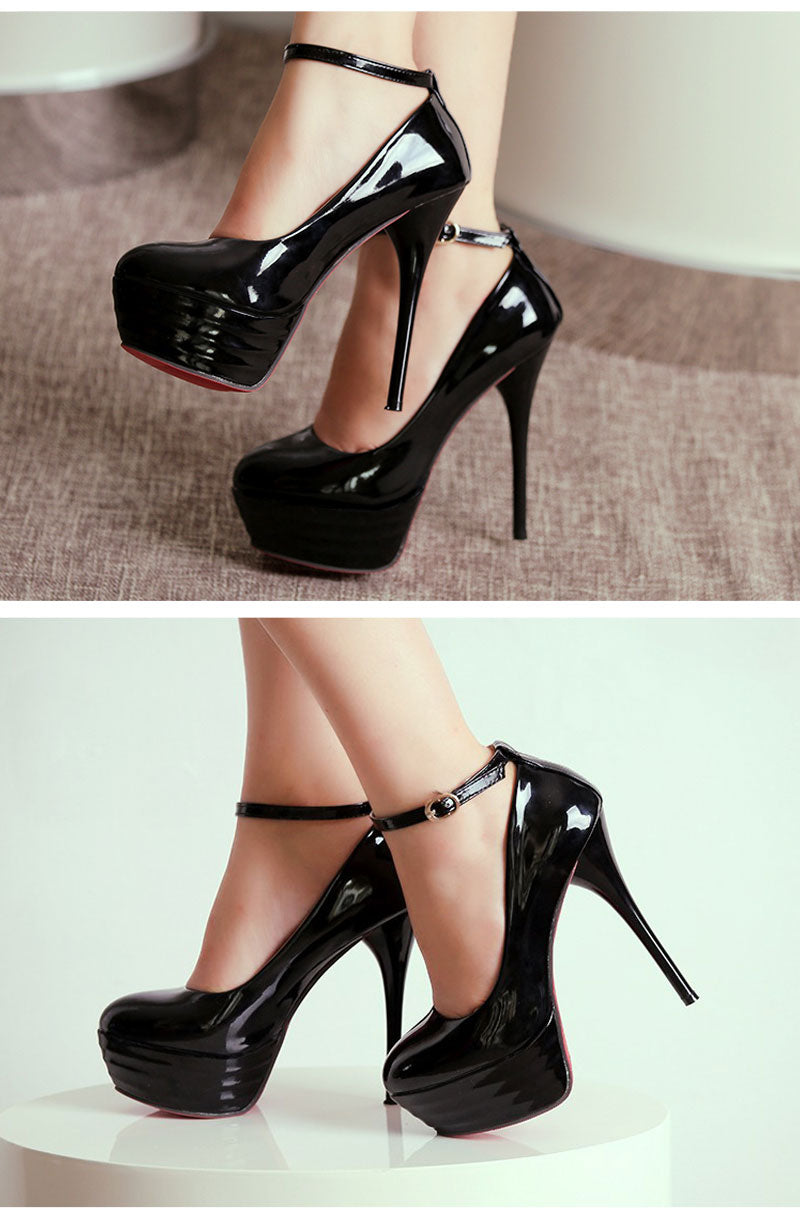 Ankle Strap High Heels, gallery view 8
