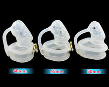 Load image into Gallery viewer, Lilly Silicone Chastity Cage  3.74 inches long
