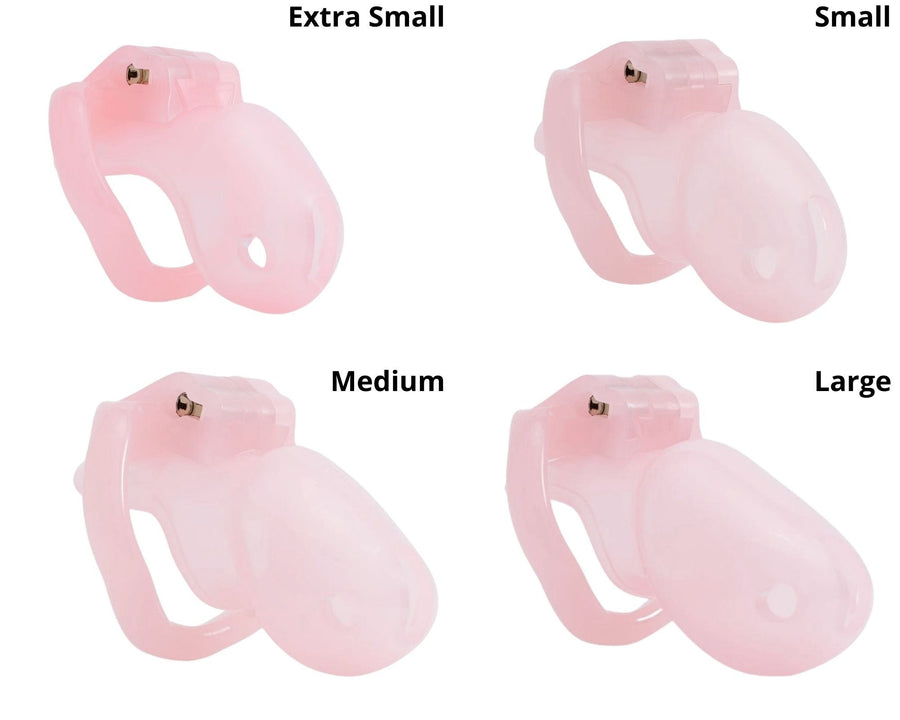 Cock-straint Male Chastity Device 3.23 inches, 3.82 inches, 4.02 inches, and 4.33 inches long, gallery view 15