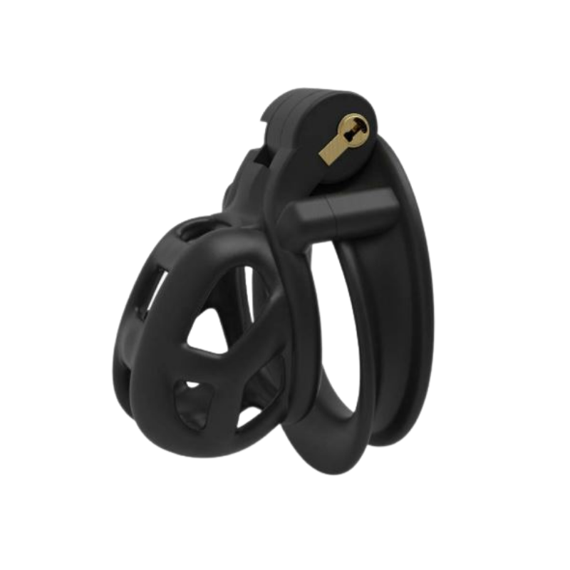 Beta Nub - Black Resin Chastity Cage BDSM, gallery view 3