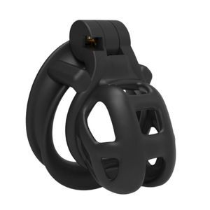 Beta Nub - Black Resin Chastity Cage BDSM