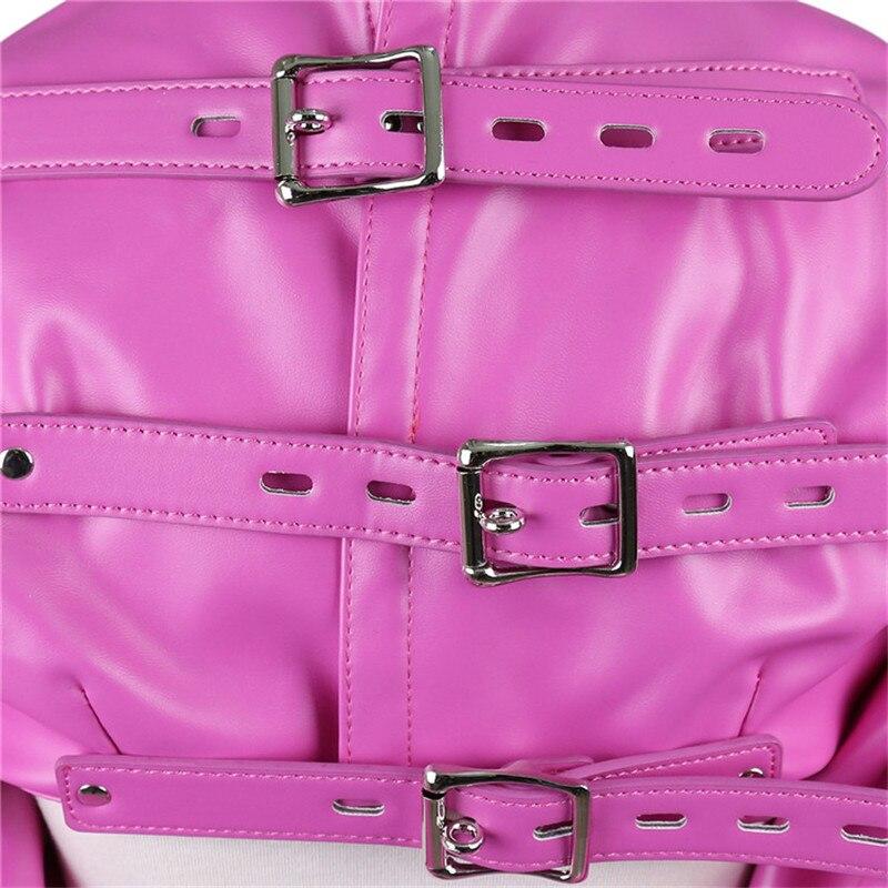 Bondage Jacket Leather Wrap Restraint BDSM, gallery view 6