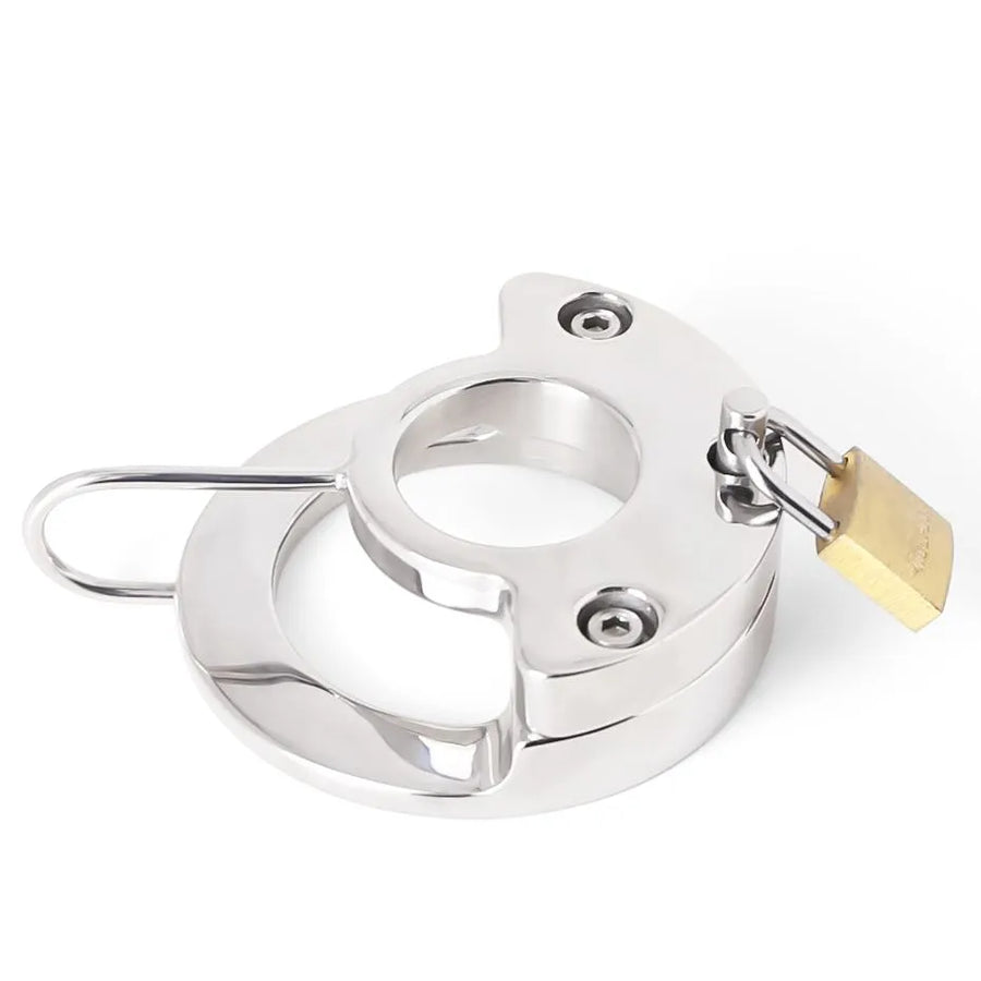 CHASTITY TRAINING DEVICE LOCKABLE HEAVY COCK RING product view