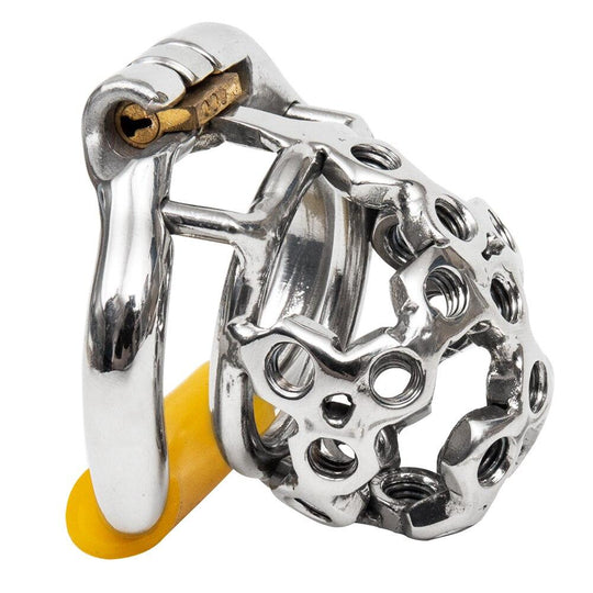 Molly Metal Chastity Device 2.01 inches long product view