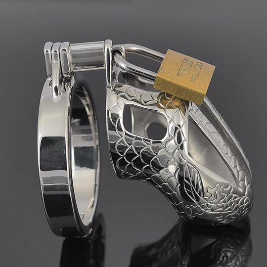 Everly Metal Chastity Device 1.97 inches long product view
