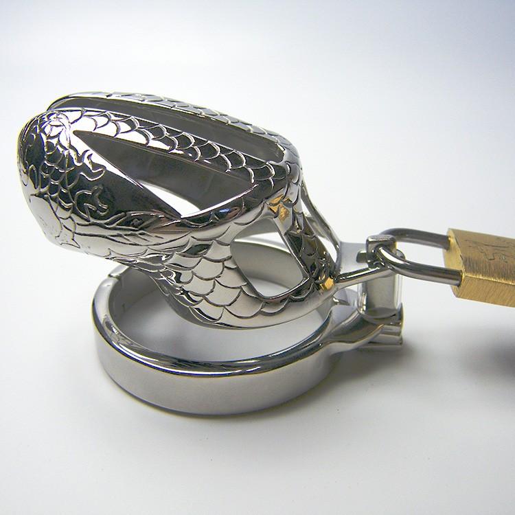 Everly Metal Chastity Device 1.97 inches long, gallery view 2