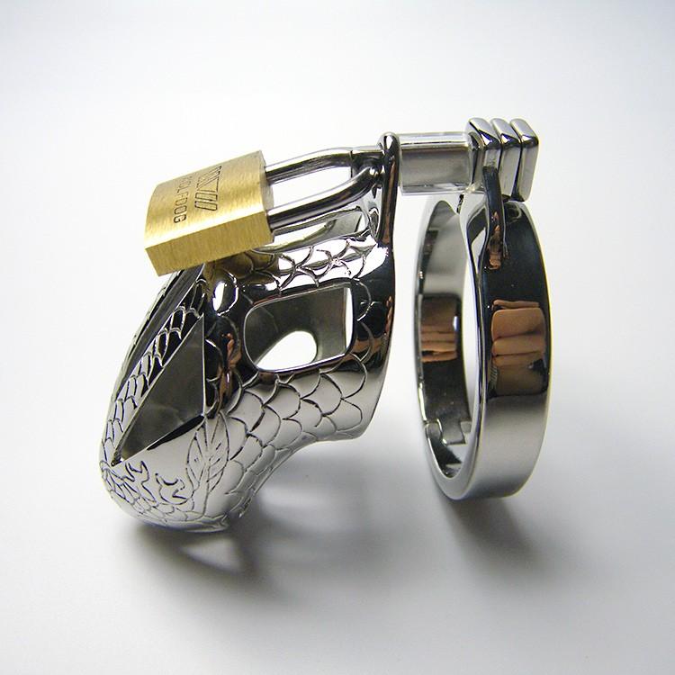 Everly Metal Chastity Device 1.97 inches long, gallery view 4