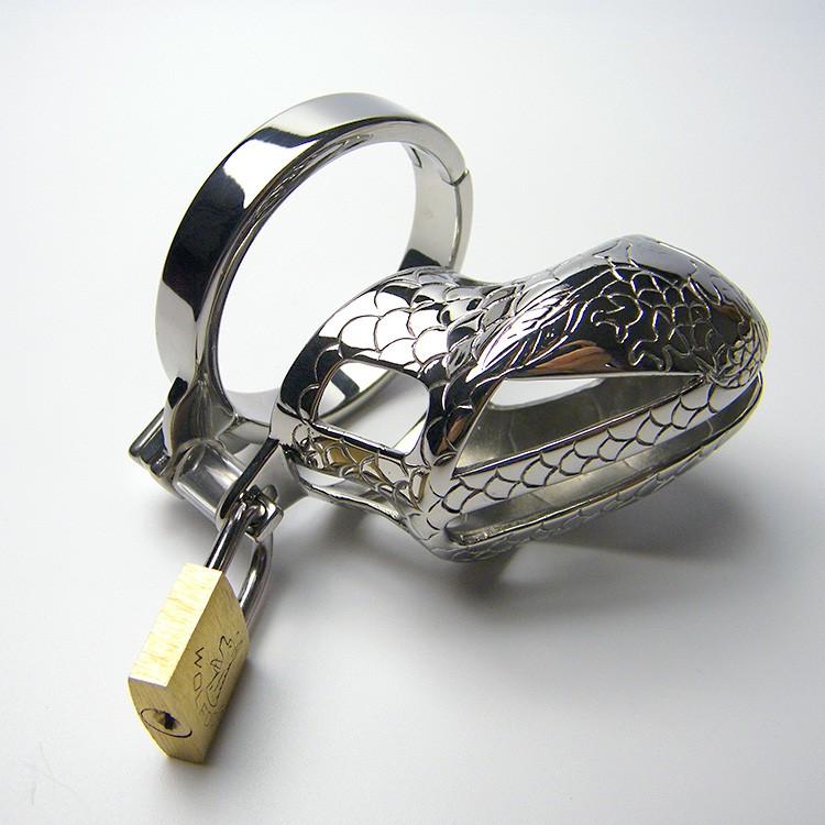 Everly Metal Chastity Device 1.97 inches long, gallery view 5