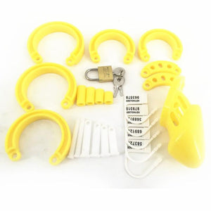 Mia Plastic Cage 3.15 inches and 3.94 inches Long ( All 5 Rings Included )
