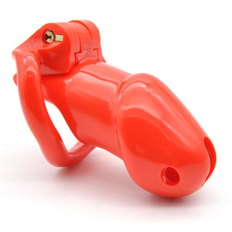 Mary Plastic Chastity Cage 1.89 inches and 2.36 inches long, gallery view 5